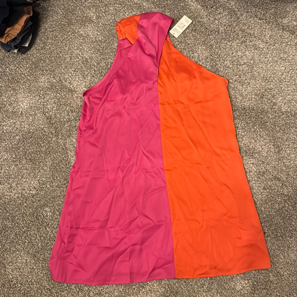 CUPSHE Golden Guava color block mini dress - Picture 2 of 3